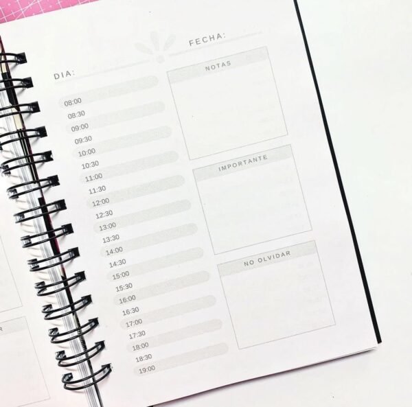 Planner diario Black - Imagen 2