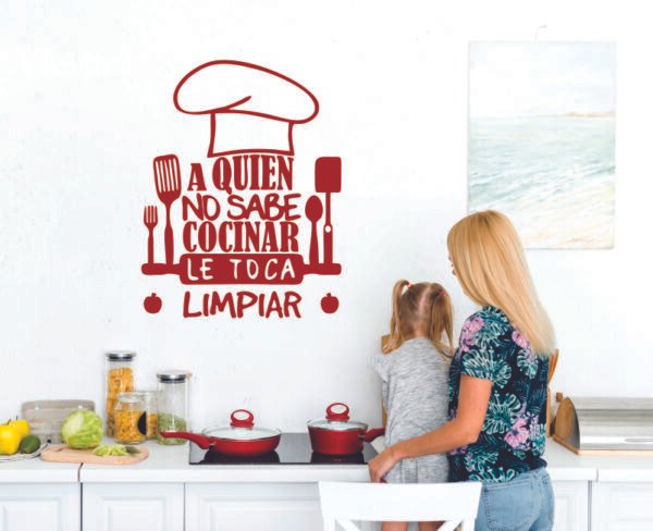 Quien No Sabe Cocinar Le Toca Limpiar - Imagen 2