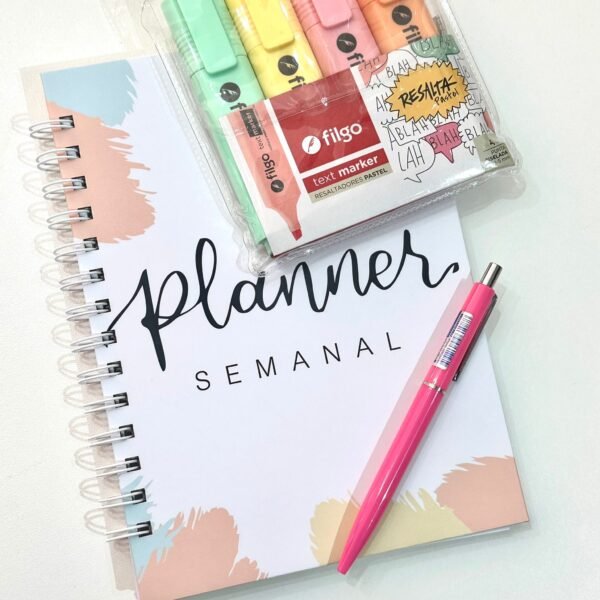 Planner semanal Naranja