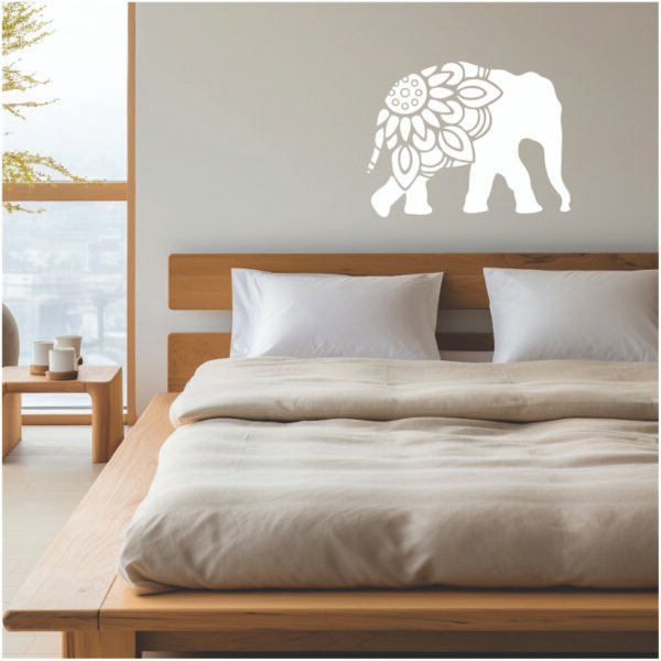 Elefante Mandala - Adhesivo Decorativo