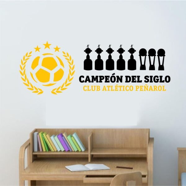 Peñarol Copas - Adhesivo Decorativo