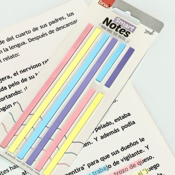 Marcador de renglones - pastel