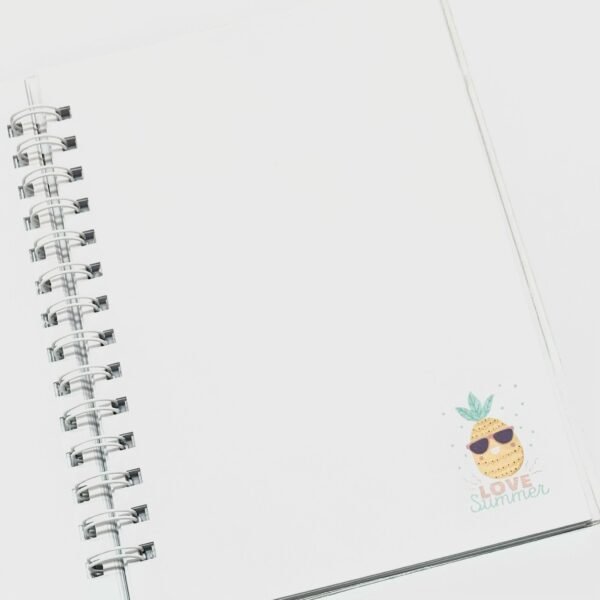 Cuaderno Piña - hojas lisas - Imagen 2