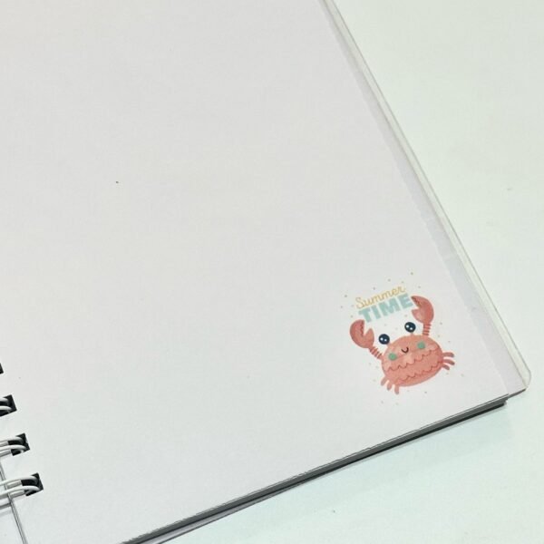 Cuaderno Cangrejo - hojas lisas - Imagen 2