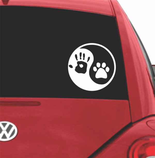 Huella de Perro Adhesivo