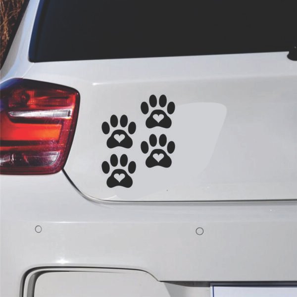 Huella de Perro Adhesivo