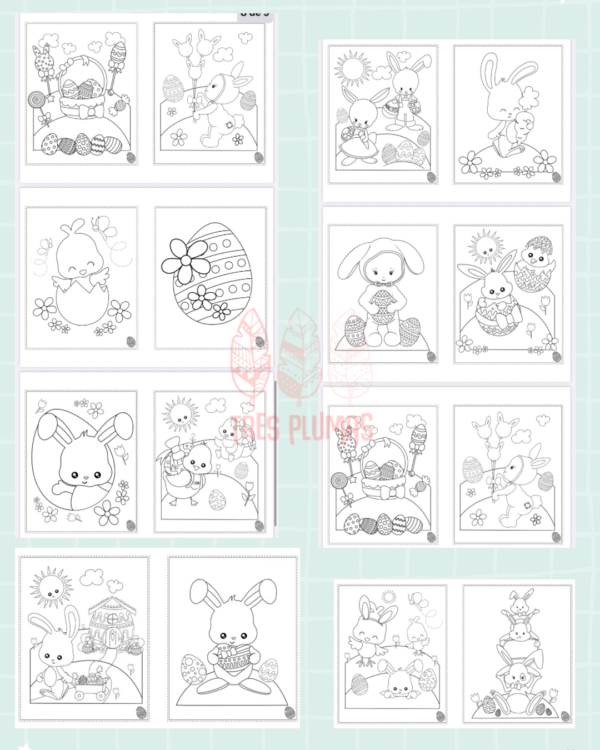 Librito para colorear edición “Felices Pascuas” - Imagen 5