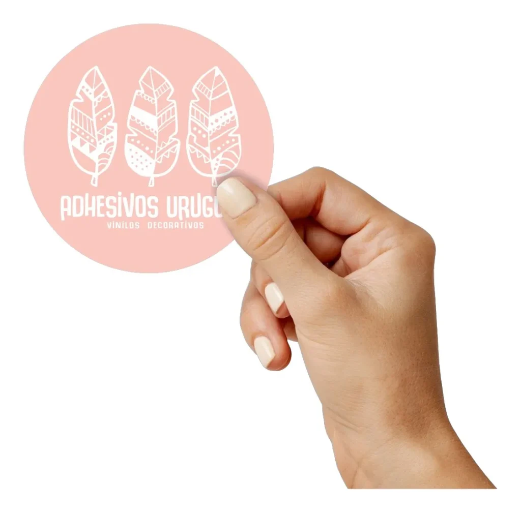 Stickers Personalizados 15cm - 50 unidades - TRES PLUMAS