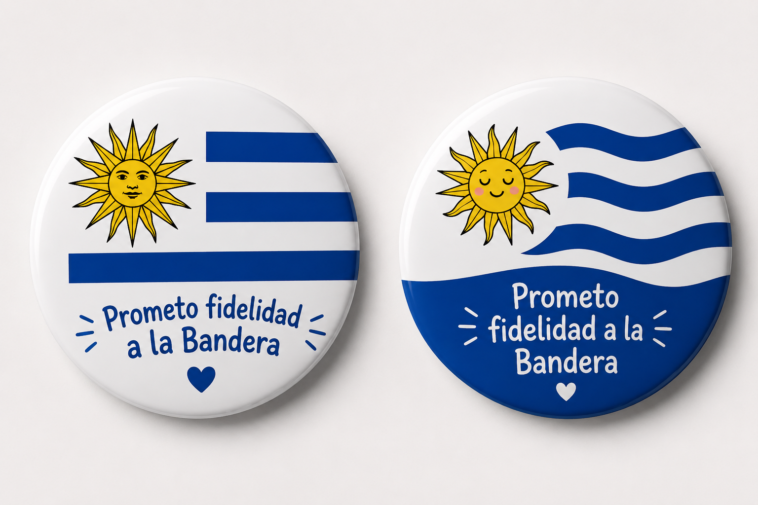 Pins Prendedor Edición Promesa de fidelidad a la bandera 58 mm - 10 unidades - Imagen 3