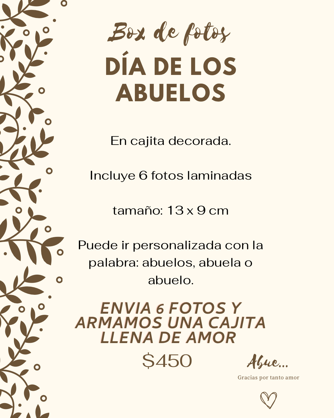 Box de 6 fotos imantadas Día de los abuelos - Imagen 3