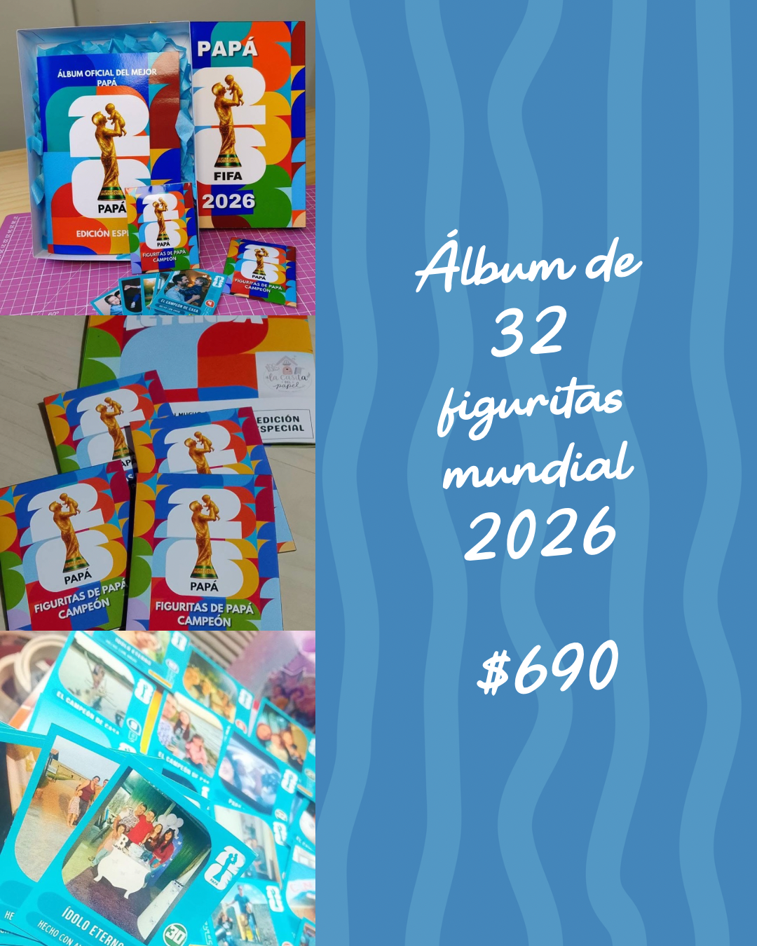 Álbum de figuritas del Mundial edición día del padre - Imagen 2
